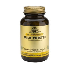 Solgar Milk Thistle Συμπλήρωμα διατροφής 100mg 50 Vegetable Capsules.