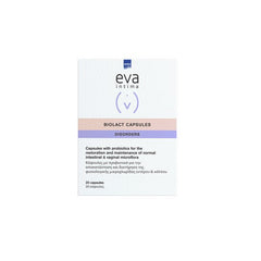 Intermed Eva Intima Biolact Προβιοτικά για την Διατήρηση της Μικροχλωρίδας Εντέρου & Κόλπου 20Caps.