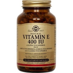Solgar Vitamin E Συμπλήρωμα διατροφής 268 mg (400 IU) 100 Vegetarian Softgels.