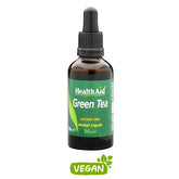 Health Aid Green Tea Liquid Συμπλήρωμα Διατροφής 50ml. Συμπυκνωμένο υγρό Πράσινο Τσάι που αποτελεί φυσικό αντιοξειδωτικό και είναι ιδανικό για δίαιτα και αδυνάτισμα.