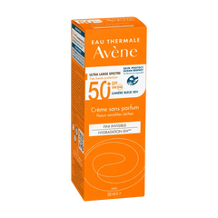 Avene TriAsorB Fragrance- free Cream SPF50+ Αντιηλιακή Κρέμα Προσώπου Χωρίς Άρωμα, 50ml