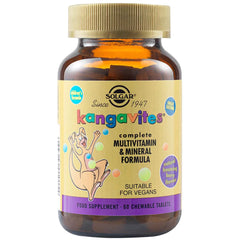 Solgar Kangavites Complete Multivitamin & Mineral Formula, 60chew. tabs