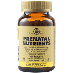Solgar Prenatal Nutrients, 120tabs