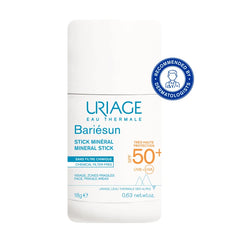 Uriage Bariesun Mineral Stick Αντηλιακό Προσώπου σε Στικ για Ευαίσθητες Περιοχές SPF50+, 18g
