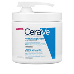 CeraVe Moisturising Cream Ενυδατική Κρέμα Προσώπου και Σώματος με Ceramides και Υαλουρονικό Οξύ 454gr με αντλία