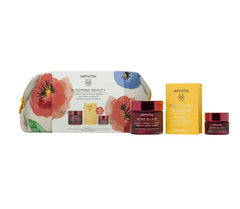 Apivita Set Blooming Beauty Wine Elixir Αντιρυτιδική Κρέμα για Σύσφιξη & Lifting 50ml Δώρο Beessential Oil Έλαιο Προσώπου Ημέρας Ενυδάτωσης 1.6ml & Wine Elixir Κρέμα Νύχτας για Ανανέωση & Lifting 15ml.