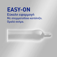 Durex Προφυλακτικά Εξαιρετικά Λεπτά Invisible Κανονική εφαρμογή 12 τεμάχια