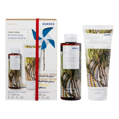 Korres Promo Forest Cedar Renewing Αφρόλουτρο Κέδρος, 250ml & Forest Cedar Ενυδατικό Γαλάκτωμα Σώματος Κέδρος, 200ml, 1σετ