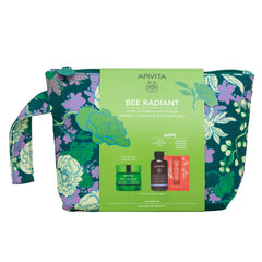 APIVITA PROMO BEE RADIANT ΚΡΕΜΑ ΓΙΑ ΣΗΜΑΔΙΑ ΓΗΡΑΝΣΗΣ & ΞΕΚΟΥΡΑΣΤΗ ΟΨΗ ΠΛΟΥΣΙΑΣ ΥΦΗΣ ΔΩΡΟ ΜΙΝΙ ΚΡΕΜΩΔΗΣ ΑΦΡΟΣ ΚΑΘΑΡΙΣΜΟΥ ΓΙΑ ΠΡΟΣΩΠΟ & ΜΑΤΙΑ & BEE SUN SAFE ΕΝΥΔΑΤΙΚΗ ΚΡΕΜΑ-GEL ΠΡΟΣΩΠΟΥ SPF50 2ml