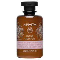 APIVITA ROSE PEPPER ΑΦΡΟΛΟΥΤΡΟ  με τριαντάφυλλο & μαύρο πιπέρι