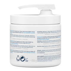 CeraVe Moisturising Cream Ενυδατική Κρέμα Προσώπου και Σώματος με Ceramides και Υαλουρονικό Οξύ 454gr με αντλία