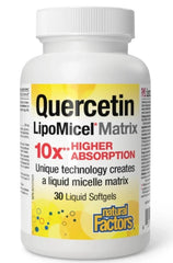 Natural Factors Quercetin Lipomicel Matrix, 30softgels