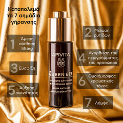 APIVITA QUEEN BEE – ΟΡΟΣ ΑΠΟΛΥΤΗΣ ΑΝΤΙΓΗΡΑΝΣΗΣ &amp; ΑΝΟΡΘΩΣΗΣ ΠΕΡΙΓΡΑΜΜΑΤΟΣ