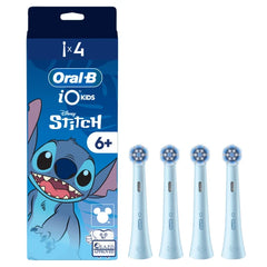 Oral-B iO Kids Disney Stitch Ηλεκτρική Κεφαλή Οδοντόβουρτσας απο 6+ ετών, 4τεμ