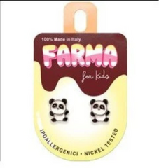 FARMA BIJOUX - Υποαλλεργικά Σκουλαρίκια for Kids Panda (PS970) 1 Ζευγάρι