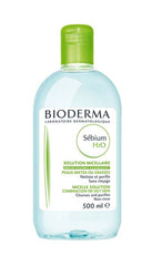Bioderma Sebium H2O Δερματολογικό Νερό Καθαρισμού Micellaire Απομακρύνει το Μακιγιάζ & Ρύπους Μεικτό/Λιπαρό ή με Τάση Ακμής Δέρμα, 500ml