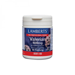 Lamberts Valerian 1600mg Συμπλήρωμα Βαλεριάνας για τον Υπνο 60 Tablets
