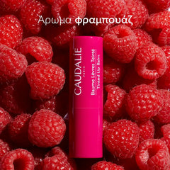 Caudalie Tinted Lip Balm, Ενυδατικό Στικ για τα Χείλη με Χρώμα & Άρωμα Σμέουρου 4.5gr
