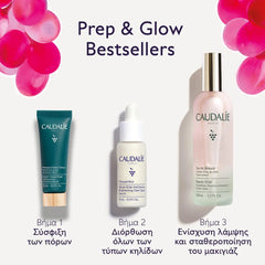 Caudalie Prep & Glow Bestsellers Trio Gift Set, Beauty Elixir 100ml & ΔΩΡΟ Ορός κατά των Κηλίδων 10ml & Μάσκα Αποτοξίνωσης 15ml