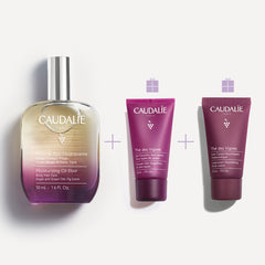 Caudalie Xmas Promo Moisturising Oil Elixir Λάδι Προσώπου, Σώματος & Μαλλιών, 50ml, Δώρο The des Vignes Shower Gel Αφρόλουτρο Σώματος, 30ml & The des Vignes Hyaluronic Nourishing Body Lotion Ενυδατική Λοσιόν Σώματος, 30ml, 1σετ