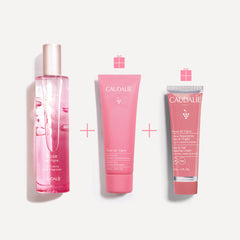 Caudalie Promo Passion Rose de Vigne Fragrance 50ml & Shower Gel 50ml & Hand & Nail Repair Cream 30ml