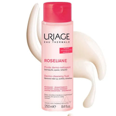 Uriage Rosaliane Dermo-cleansing Fluid Λεπτόρρευστο Δερμοκαθαριστικό Προσώπου Για Ευαίσθητες Επιδερμίδες 250ml