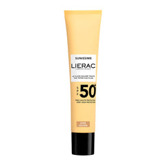 Lierac Sunissime Λεπτόρευστο Αντηλιακό Προσώπου με Χρώμα Golden SPF 50+, 40ml