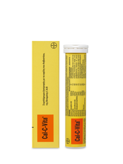 Cal-C-Vita®  Συμπλήρωμα Διατροφής με Ασβέστιο & Βιταμίνες C & B - 15 Αναβράζοντα Δισκία
