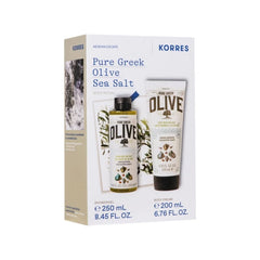 Korres Promo Pure Greek Olive Θαλασσινό Aλάτι Αφρόλουτρο 250ml + Eνυδατικό Γαλάκτωμα Σώματος 200ml