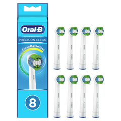 Oral-B Precision Clean Ανταλλακτικές Κεφαλές Ηλεκτρικής Οδοντόβουρτσας, 8 τμχ
