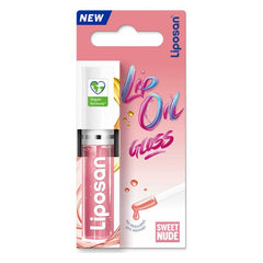 Liposan Lip Oil Gloss Sweet Nude Άμεσης Ενυδάτωσης Vegan Friendly, 5.5ml