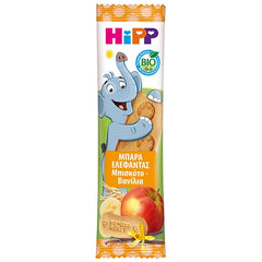 HiPP Bio Μπισκοτόμπαρα με Μήλο & Βανίλια για 12m+, 20g