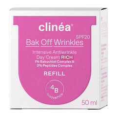 Clinéa Refill Κρέμας Ημέρας Bak Off Wrinkles RICH SPF20 50ml