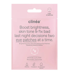 Clinea Brightening & Anti-Spot Biocellulose Eye Patches Επιθέματα Ματιών Κατά των Κηλίδων & της Υπερμελάγχρωσης, 1ζευγάρι