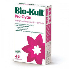 Bio-Kult Pro-Cyan Προηγμένη Φόρμουλα Προβιοτικών Τριπλής Δράσης για την Ενίσχυση της Υγείας του Ουροποιητικού Συστήματος 45caps
