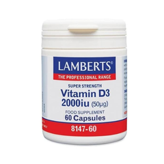 Lamberts Vitamin D3 2000iu, 60caps