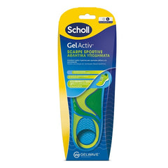 Scholl Gel Activ Sport Πάτοι για Αθλητικά Υποδήματα & Απορρόφηση Κραδασμών, Size Large, 1 ζευγάρι