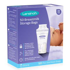 Lansinoh Breastmilk Storage Bags Σακουλάκια Φύλαξης Μητρικού Γάλακτος, 50τεμ