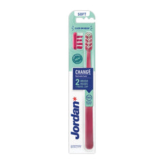 Jordan Οδοντόβουρτσα Ενηλίκων Change Soft 2-head 1τμχ