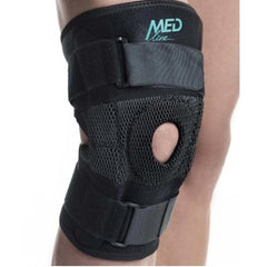 MEDLINE A143D Αυτοκόλλητη επιγονατίδα με οπή και πλαστικές μπανέλες , one size