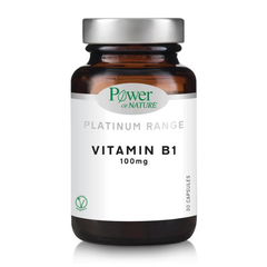 Power of Nature Platinum Range Vitamin B1 100mg, 30caps