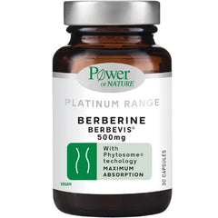 Power of Nature Platinum Range Berberine 500mg, 30caps