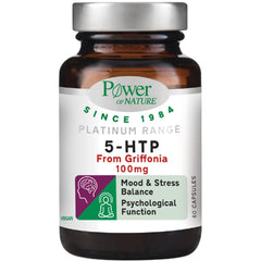 Power of Nature Platinum Range 5-HTP From Griffonia 100mg, 60caps