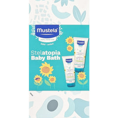 Mustela Set Stelatopia Baby Bath - Βρεφικό Αφρόλουτρο 2x200ml