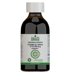 Doctor's Formulas Λιποσωμιακή Φόρμουλα Vitamin D3 2500 i.u. & K2 200 mcg 150ml
