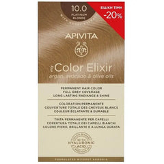 Apivita My Color Elixir Μόνιμη Βαφή Μαλλιών No 10.0 Κατάξανθο 50ml+75ml Με Sticker -20% Έκπτωση