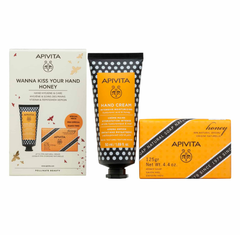 Apivita Promo Wanna Kiss Your Hand Honey Κρέμα Χεριών με Υαλουρονικό Οξύ & Μέλι, 50ml & Φυσικό Σαπούνι Μέλι