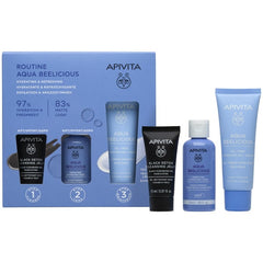 Apivita Promo Αqua Beelicious Ενυδάτωση & Αναζωογόνηση με Αqua Beelicious Hydrating Gel-Cream Ενυδατική Κρέμα Ελαφριάς Υφής, 40ml & Δώρο Αqua Beelicious Ενυδατικό Τόνερ, 50ml & Black Dettox Gel Καθαρισμού, 15ml, 1σετ