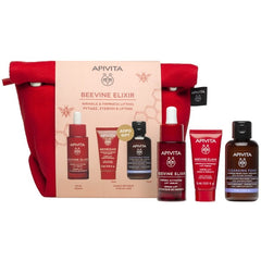 Apivita Promo Beevine Elixir με Beevine Elixir Serum Ορός Προσώπου για Σύσφιξη & κατά των Ρυτίδων, 30ml & Δώρο Κρέμα Προσώπου Σύσφιξης & κατά των Ρυτίδων, 15ml, Αφρό Καθαρισμού, 75ml & Nεσεσέρ, 1τεμ, 1σετ