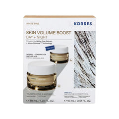 Korres Promo White Pine Κρέμα Ημέρας για Αναπλήρωση Όγκου, 40ml & Δώρο White Pine Κρέμα Νυκτός για Αναπλήρωση Όγκου, 15ml, 1σετ